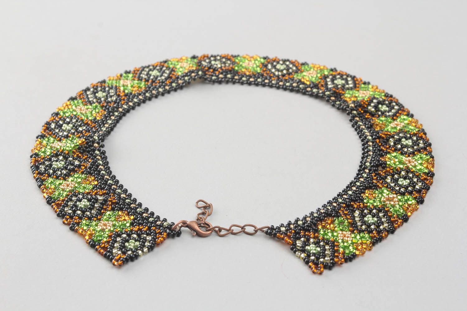 Czech beads necklace  photo 2