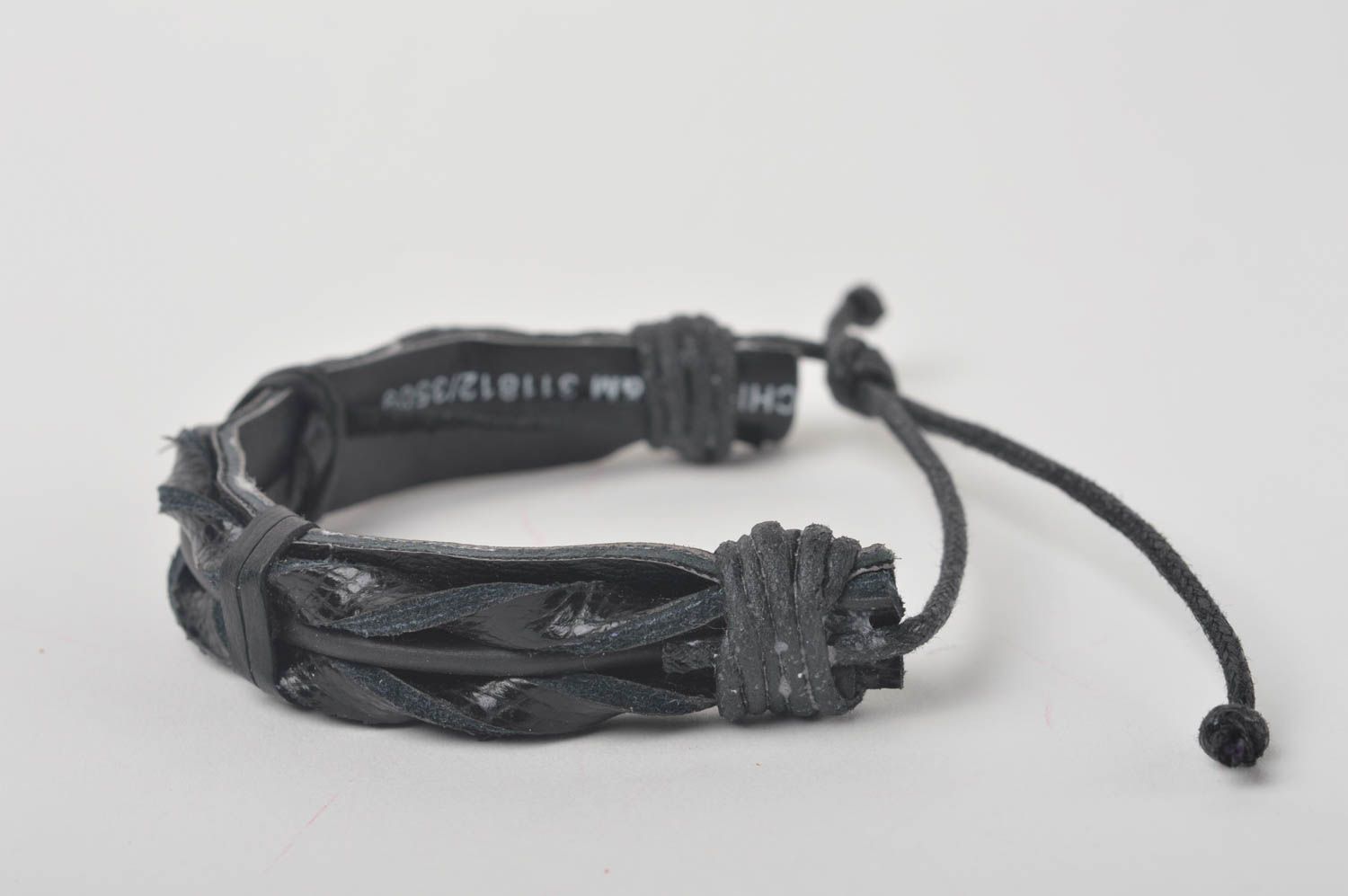Unusual handmade leather bracelet designs designer accessories unisex bracelet photo 5