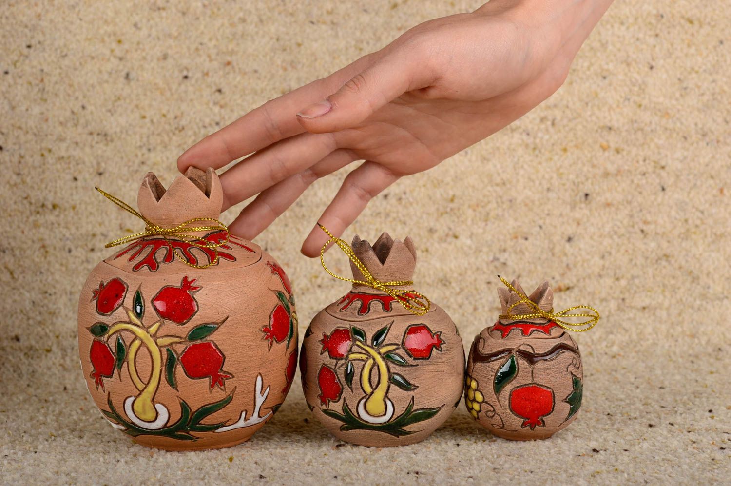 Joyeros artesanales con forma de granadas accesorios para mujer regalo original foto 5