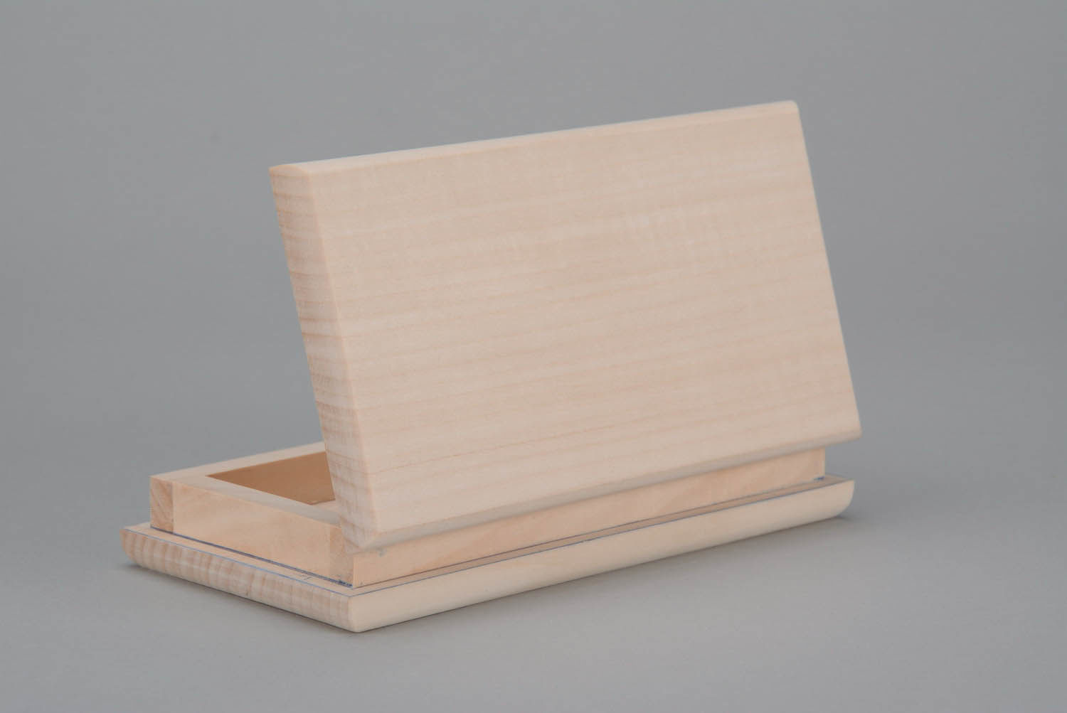 Handmade Roh-Holzschatulle für Dekorierung foto 2