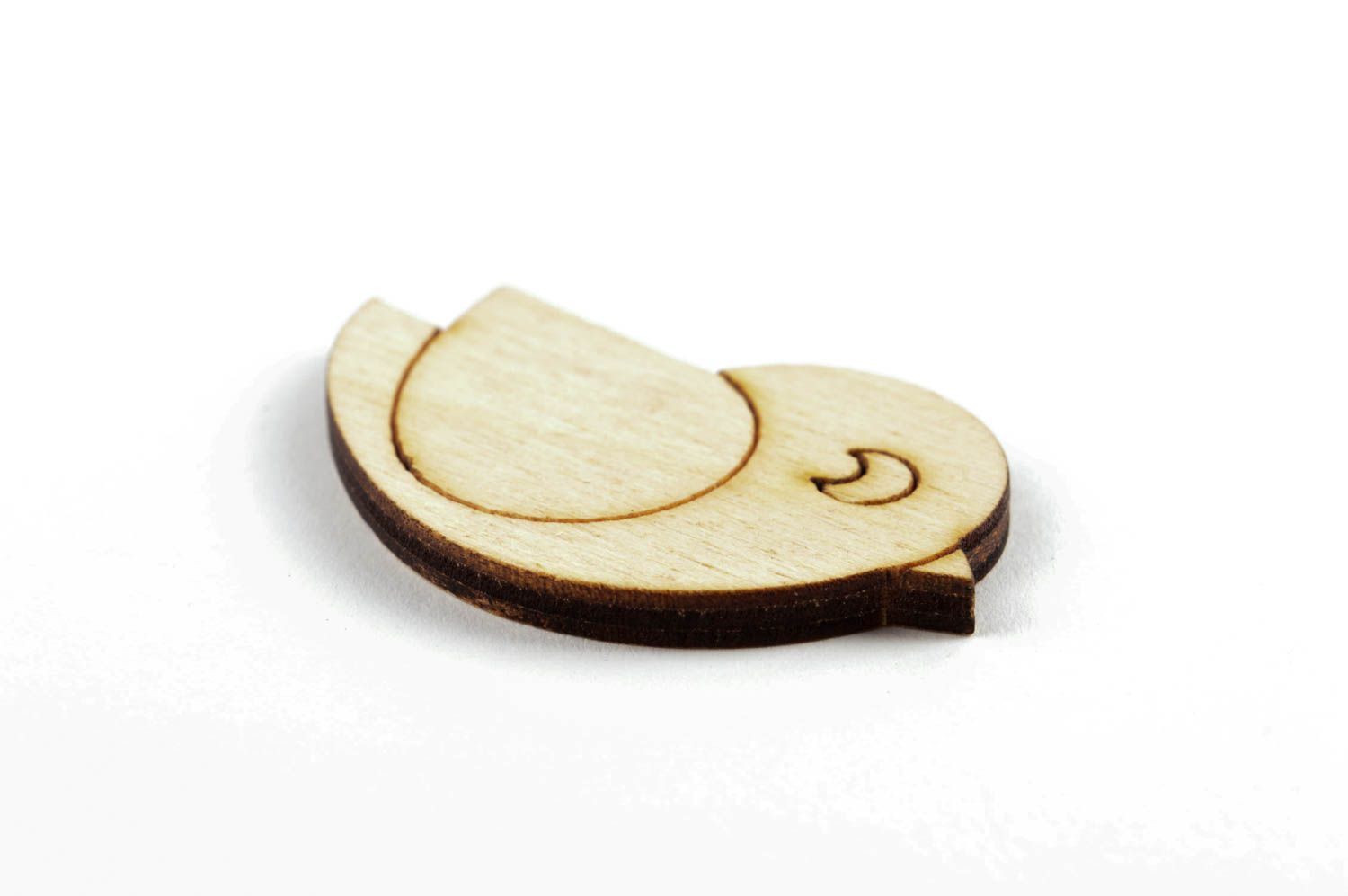 Figur Holz handmade Holzartikel zum Gestalten Holz Rohling Deko Figur Vogel foto 3