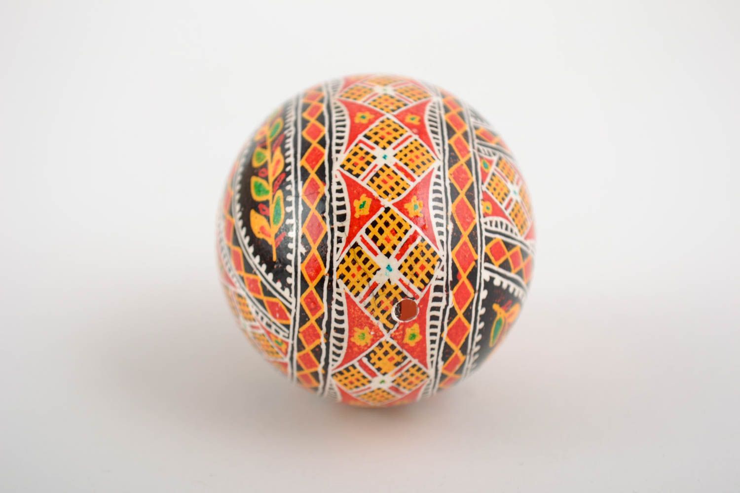 Huevo de Pascua de gallina pintado artesanal multicolor regalo foto 5