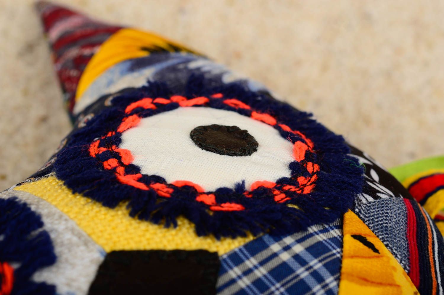 Игрушка подушка сова ручной работы диванная подушка из ткани детская игрушка фото 5