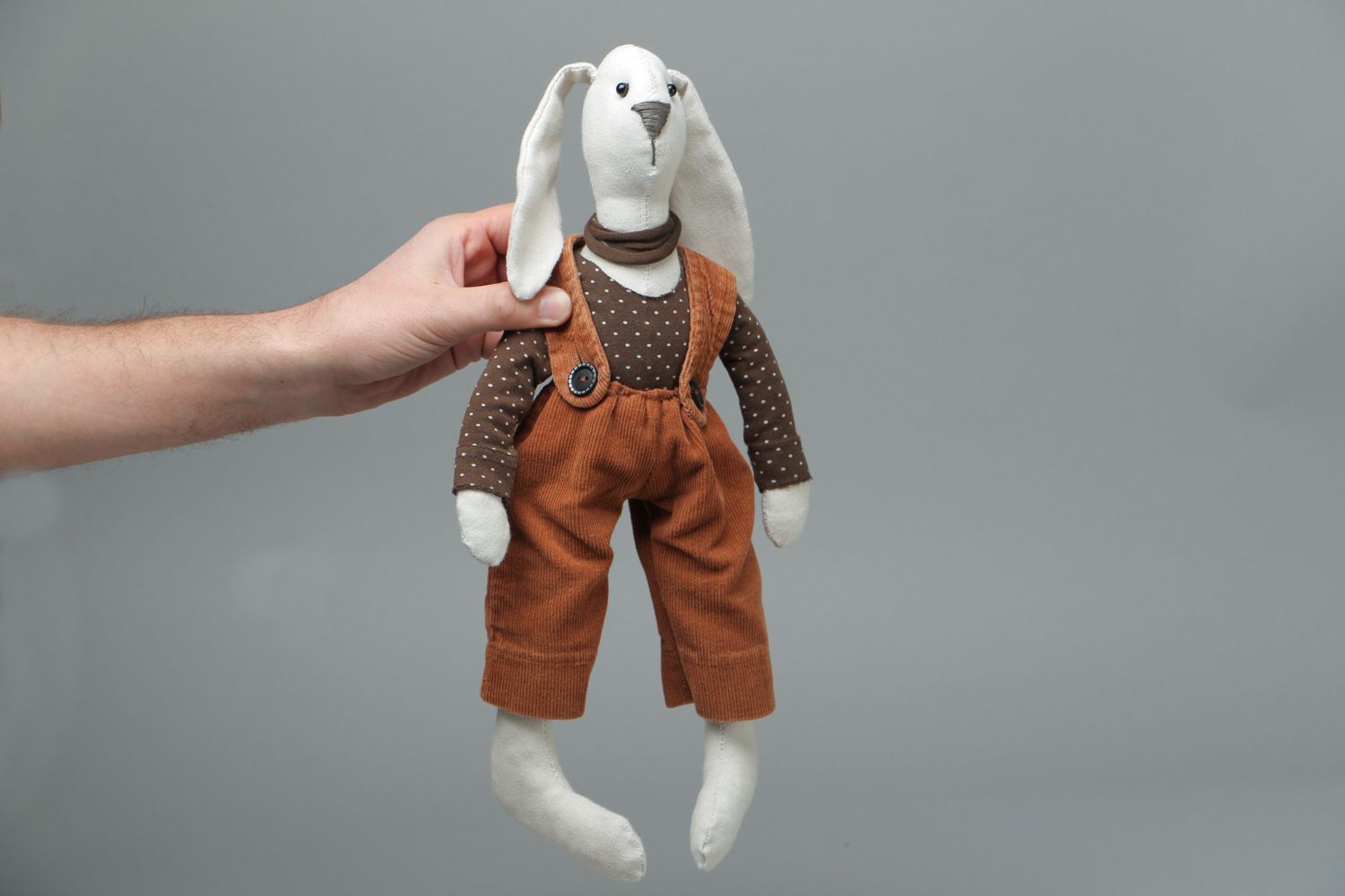 Muñeco de tela con orejas largas foto 4