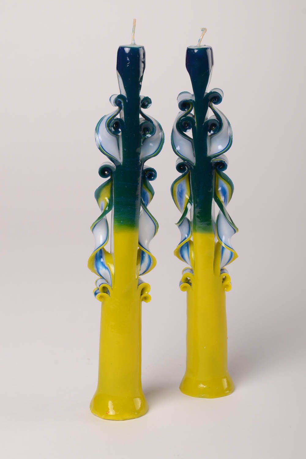 Velas de parafina hechas a mano decoración de hogar elementos decorativos foto 1