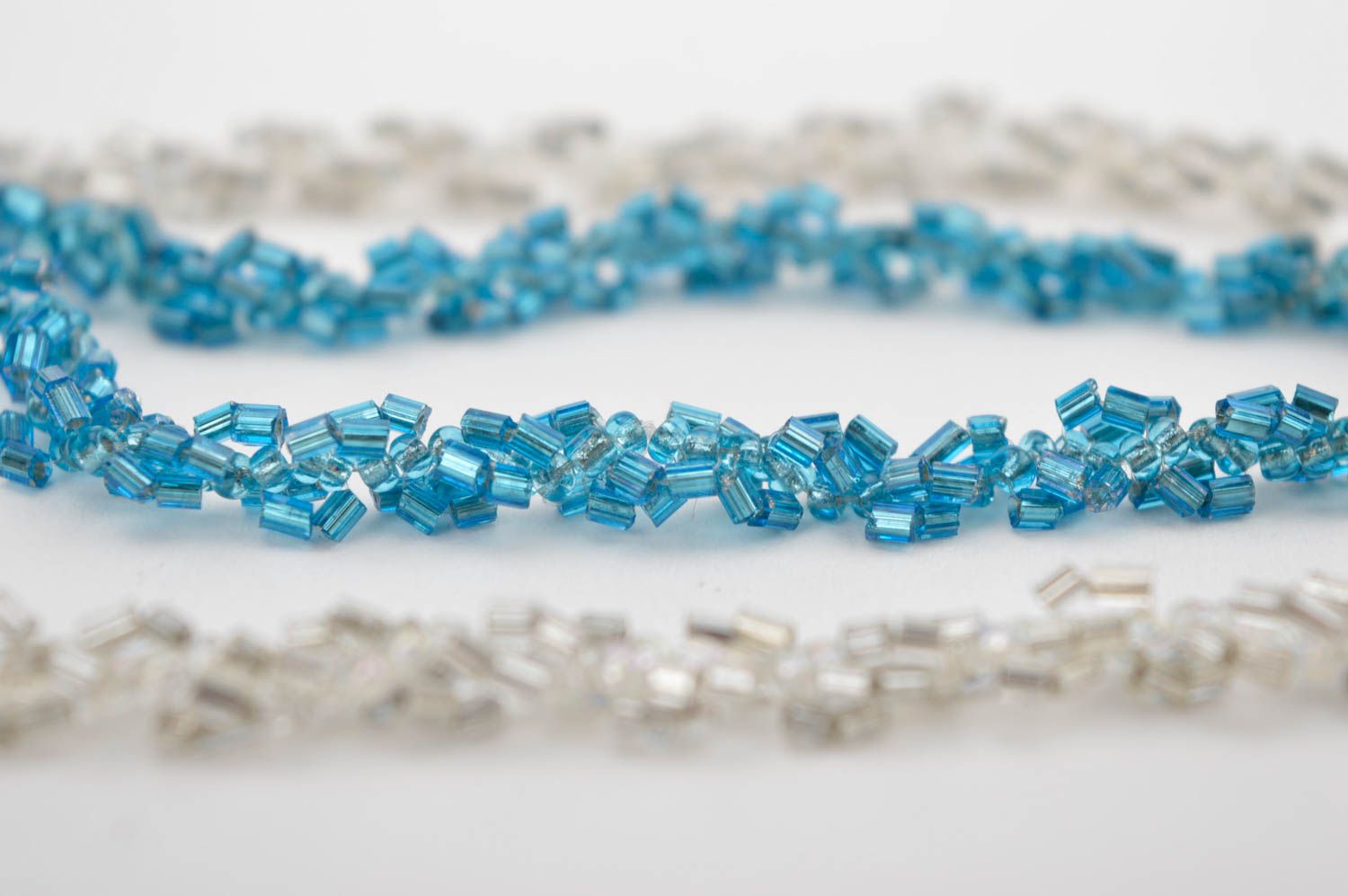 Handmade blue bracelets trendy jewels designer gift fashionable accessory photo 2