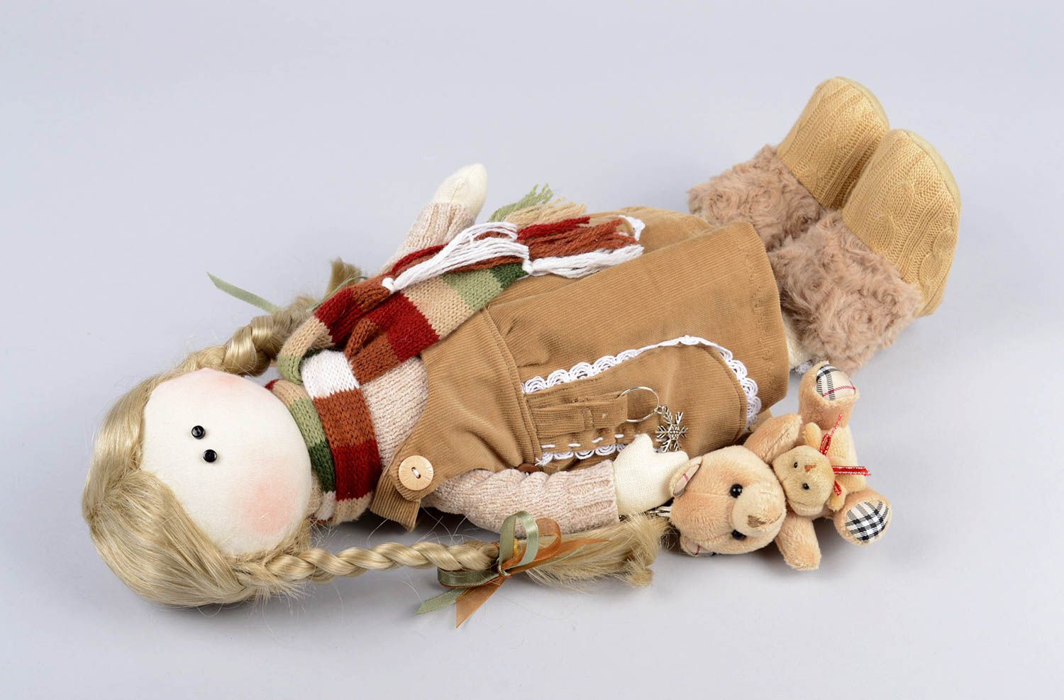 Handmade soft doll toys for kids girl doll presents for children home decor photo 4