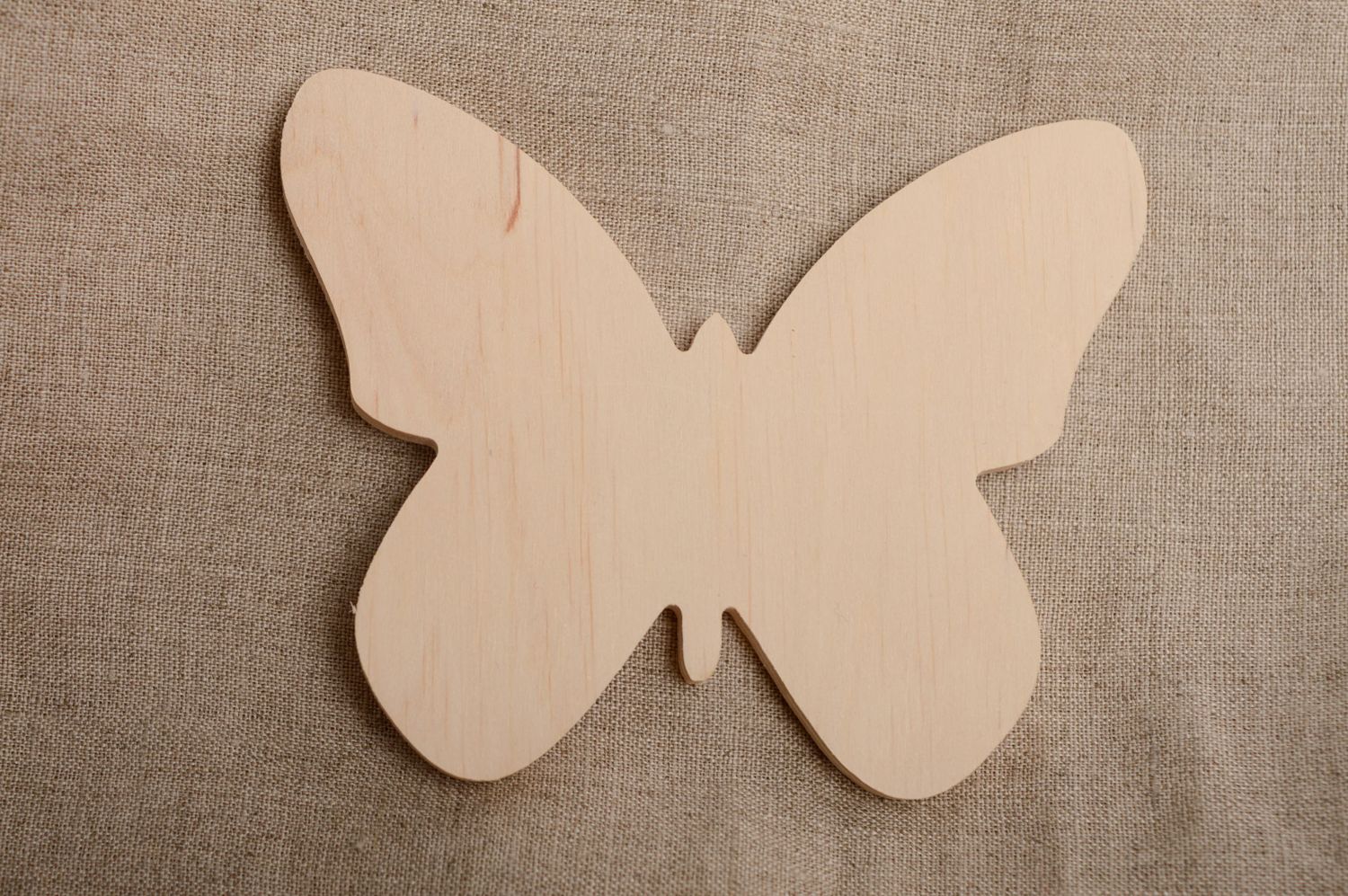 Small plywood craft blank for painting Butterfly photo 2