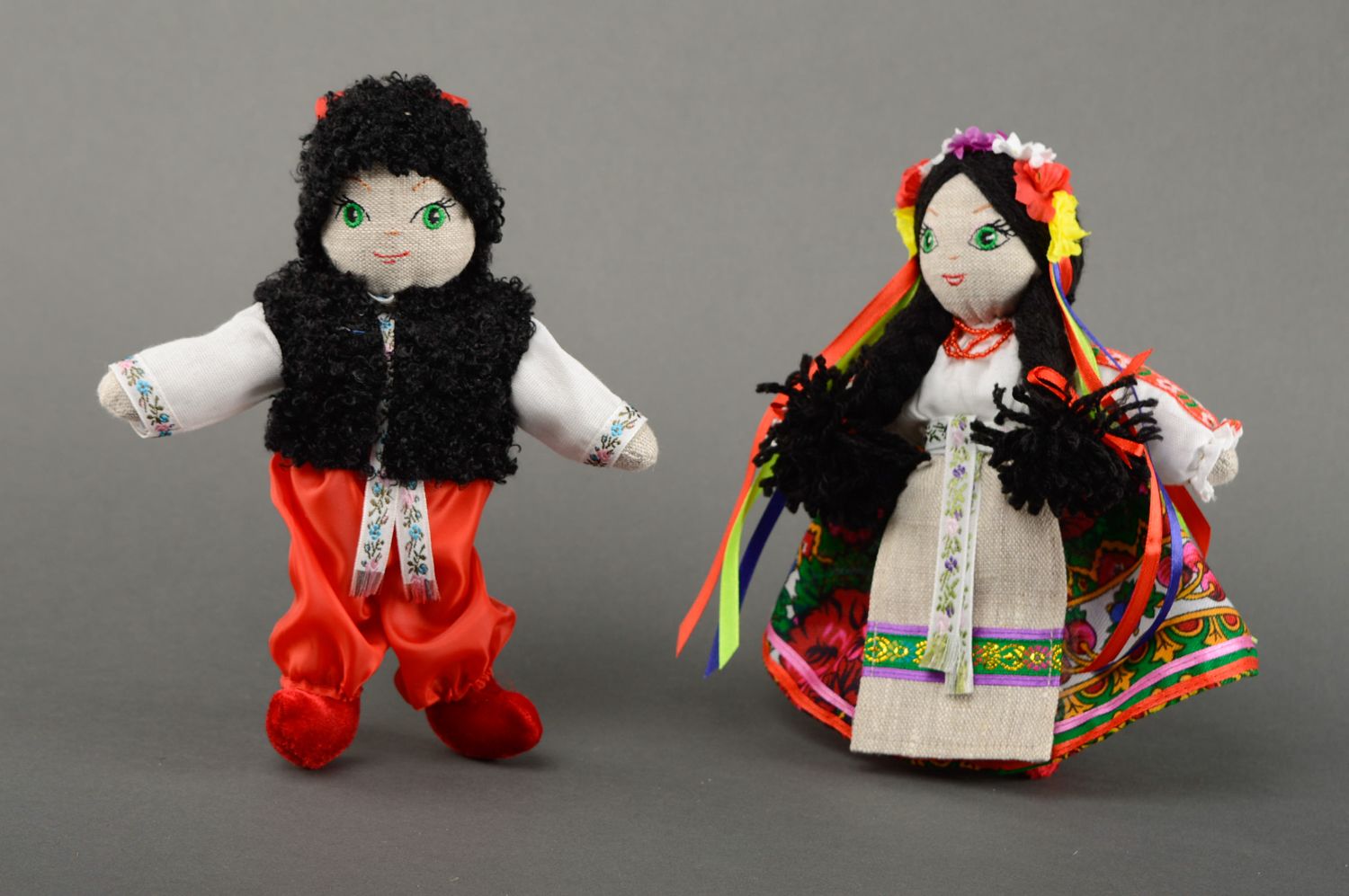 Handmade soft doll in national costume photo 5