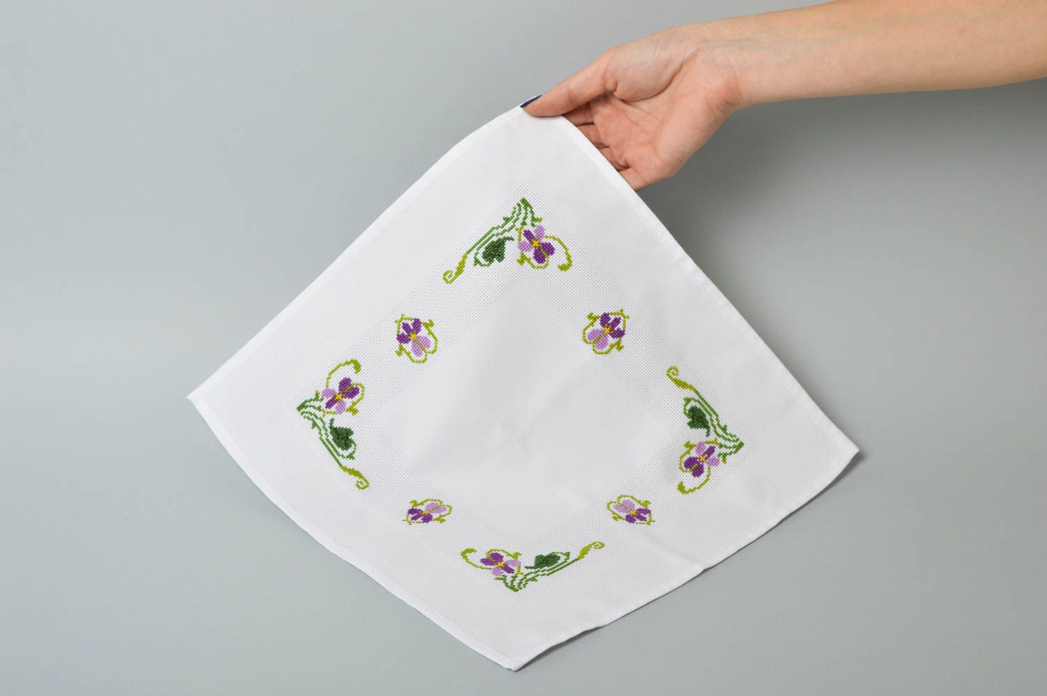 Beautiful handmade textile napkin home textiles table decor ideas small gifts photo 5