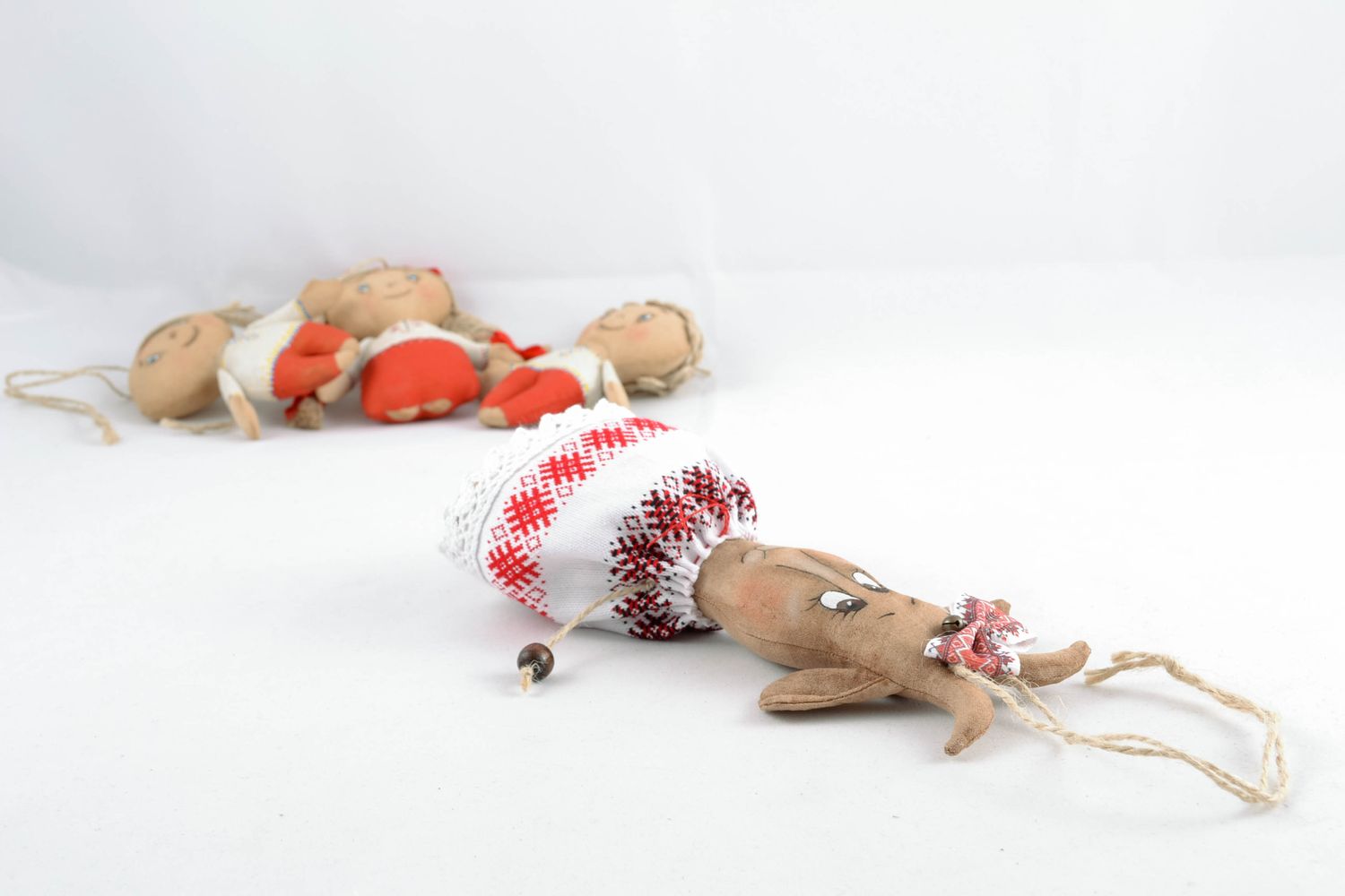 Ароматизированная интерьерная подвеска мягкая игрушка Козлик фото 5