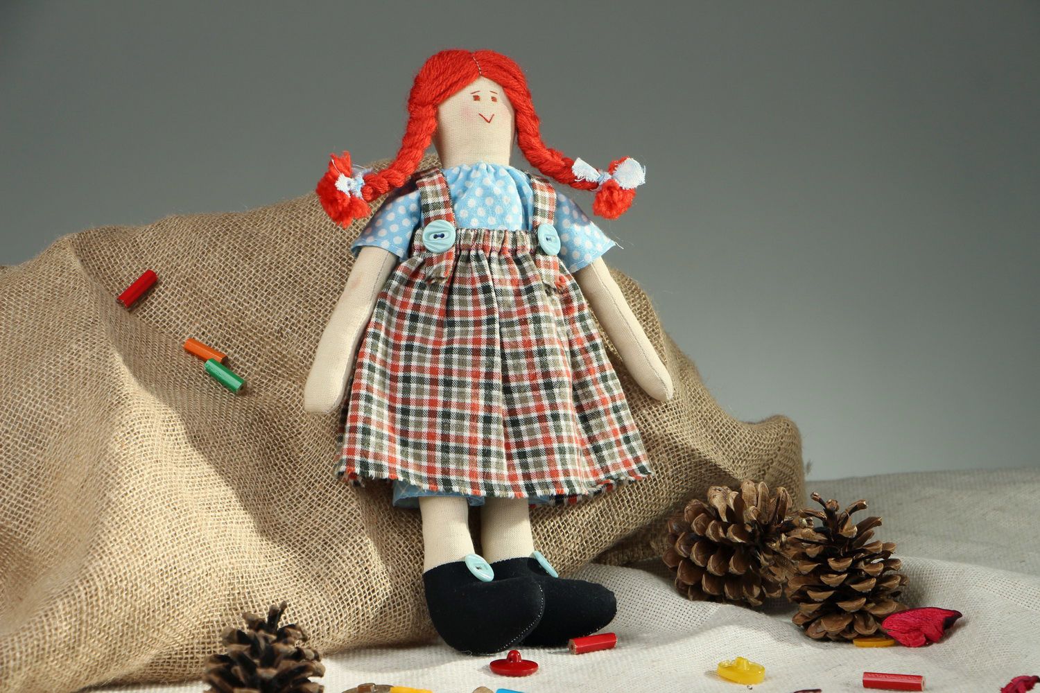 Кукла текстильная Энн фото 5