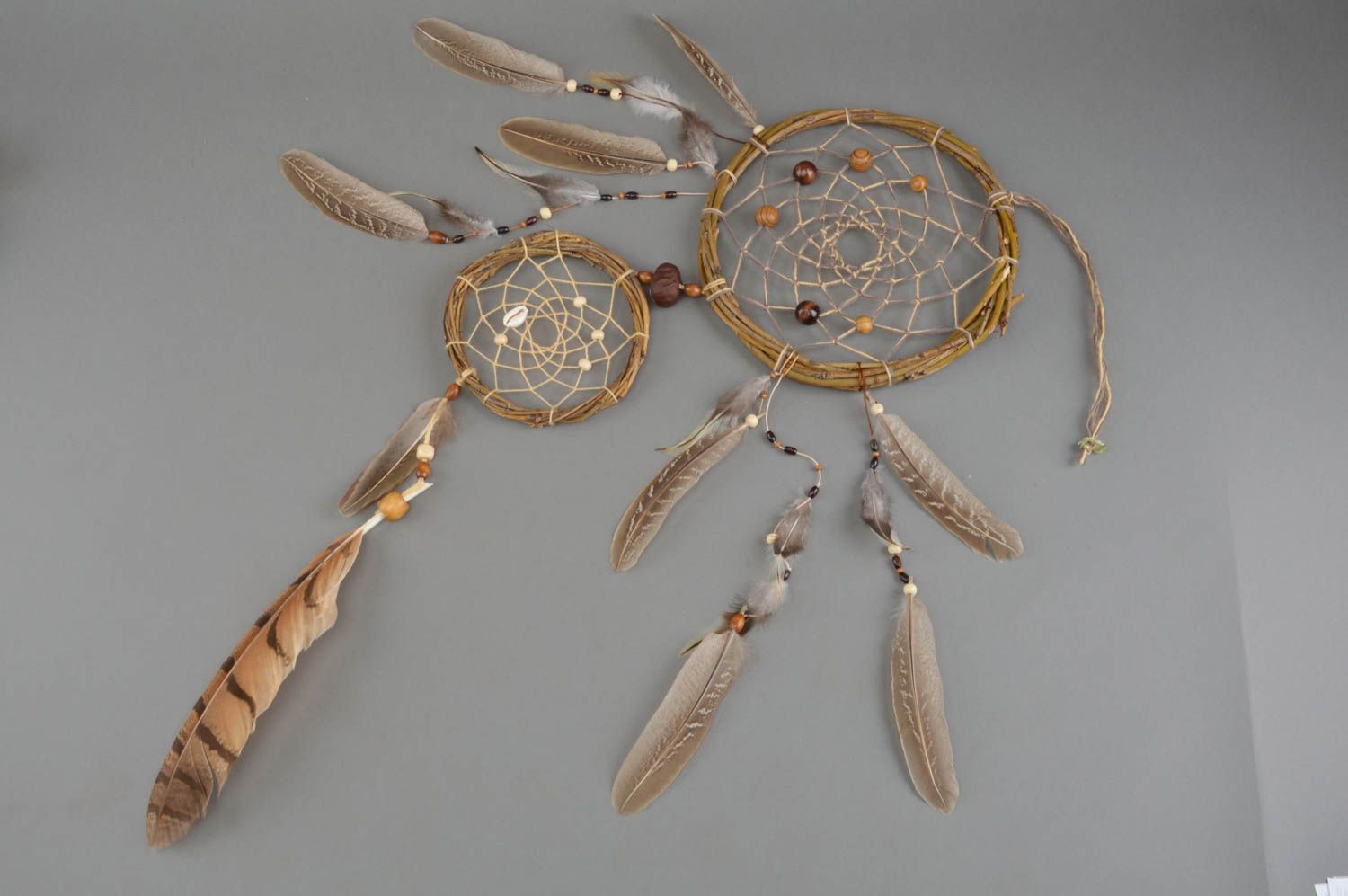 Beautiful handmade designer interior hanging Dreamcatcher Indian amulet photo 3