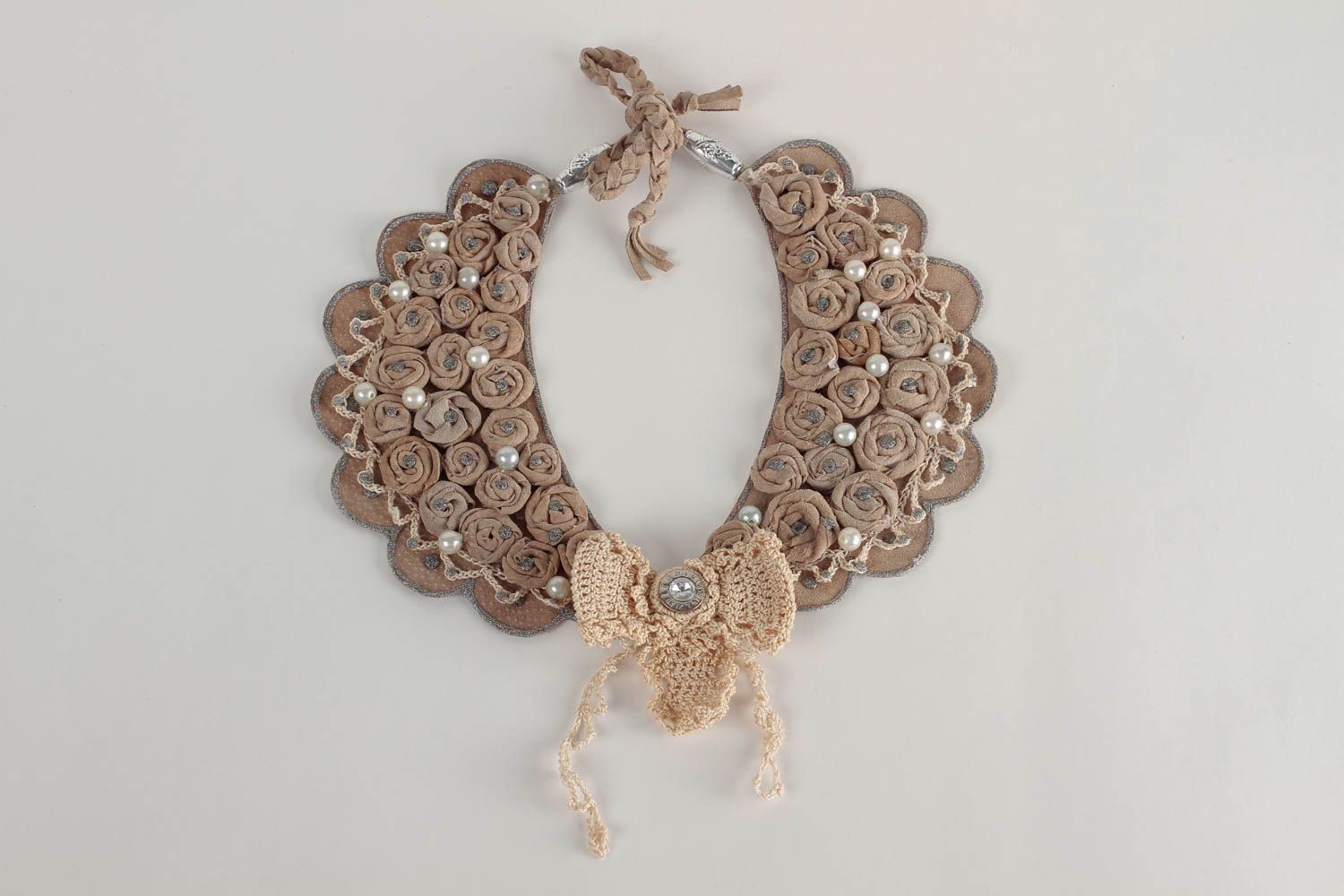 Handgefertigt Damen Collier Modeschmuck Halskette Accessoire für Frauen foto 3