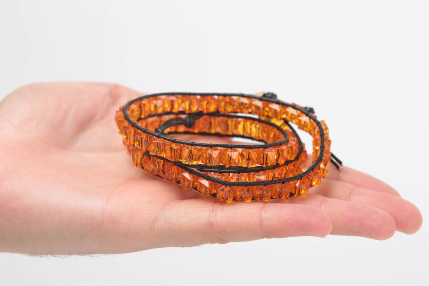 Handmade bracelet beads bracelet unusual gift designer bracelet for women photo 6