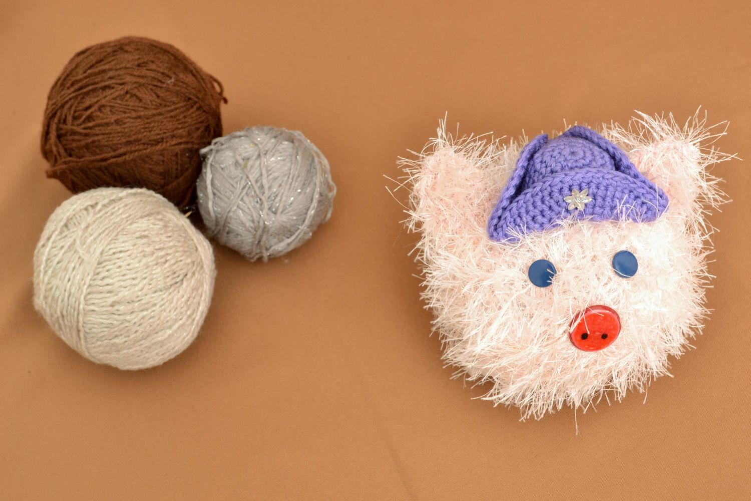 Crochet toy Cute Pig photo 5