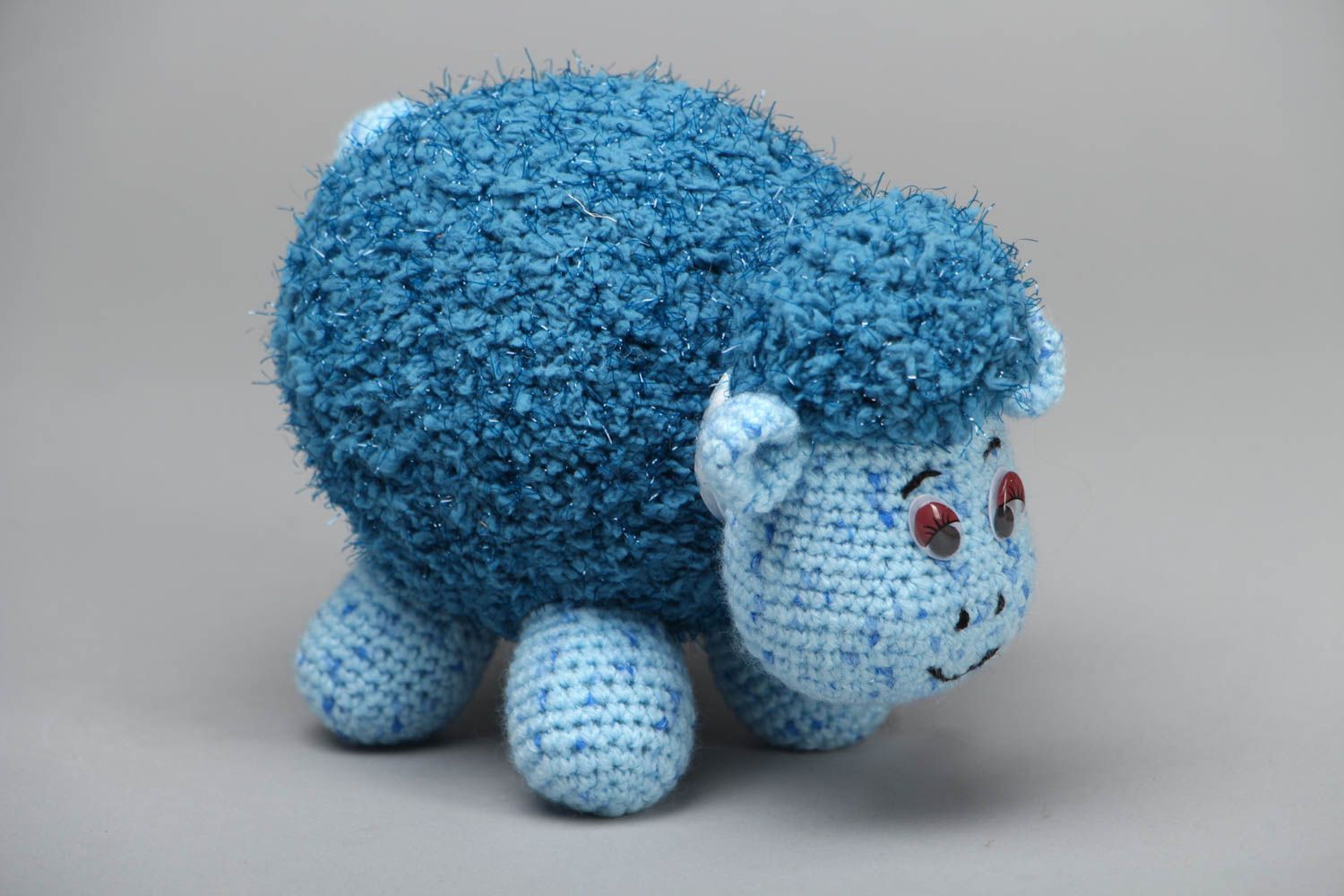 Soft crochet toy lamb photo 1
