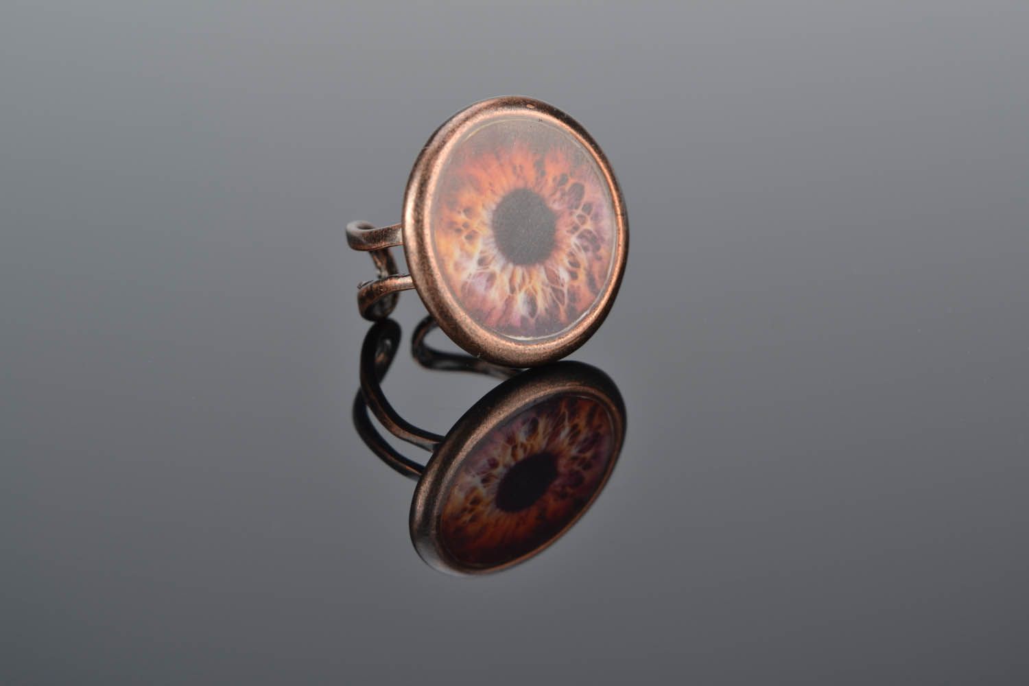 Металлическое кольцо Глаз фото 1