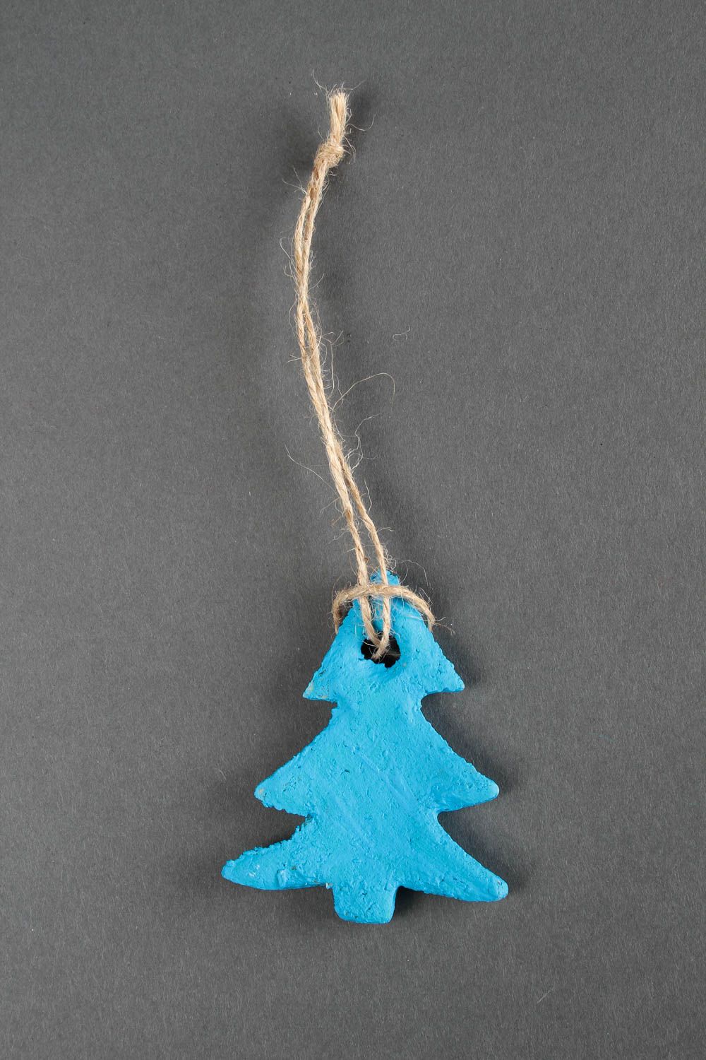 Deko für Weihnachten handmade Figur aus Salzteig Schmuck für Weihnachtsbaum foto 4