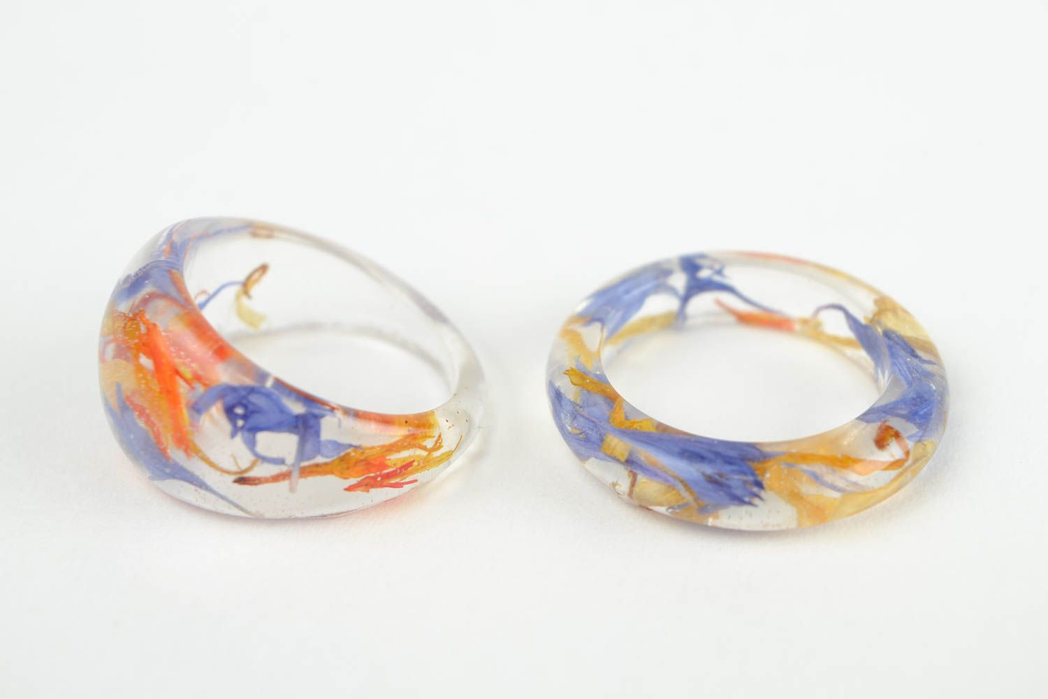 Handmade ring designer ring gift for women unusual accessories flower rings photo 3
