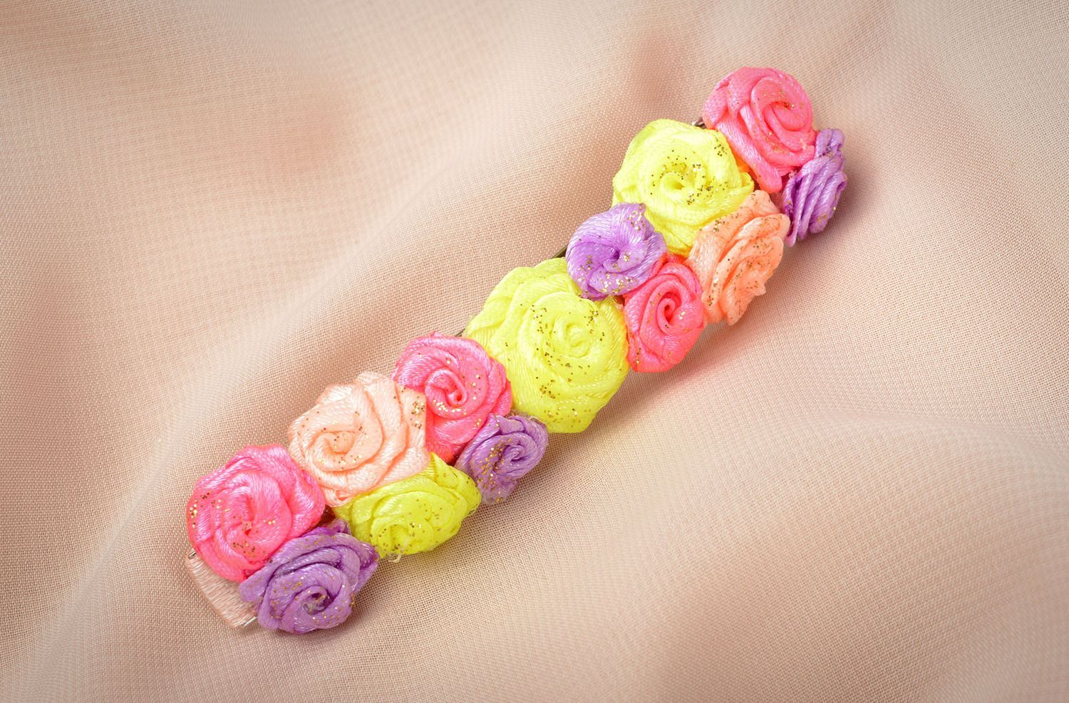 Floral hair clip designer accessories hair ornaments best gifts for girls photo 5