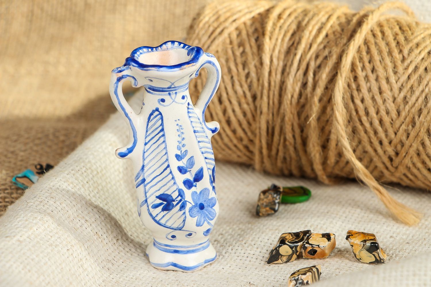 Kleine keramische Vase foto 5