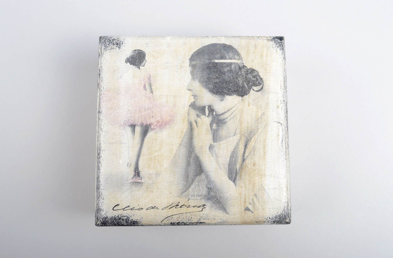 Caja decorativa hecha a mano decoración de interior regalo original para mujer foto 4