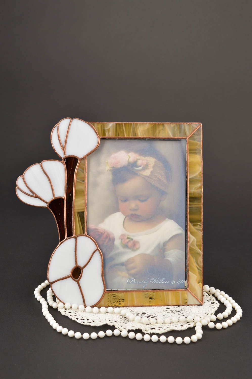 Gentle handmade photo frame glass fusing ideas handmade gifts for girls photo 1