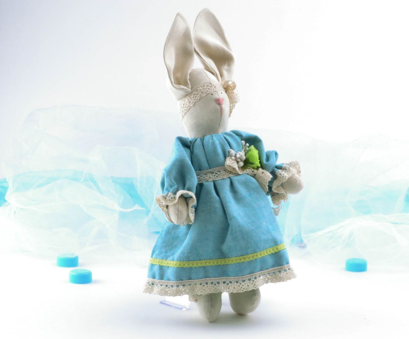 Soft toy Lady Rabbit photo 1