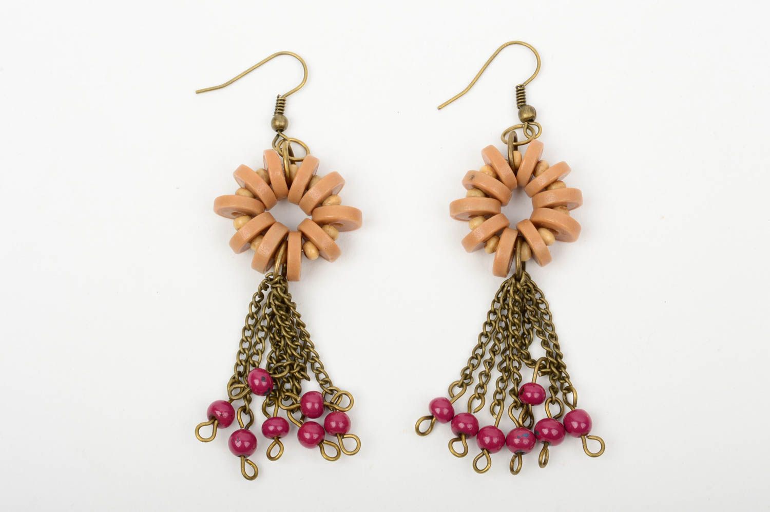 Handmade earrings designer jewelry unusual earrings for girls gift ideas photo 3
