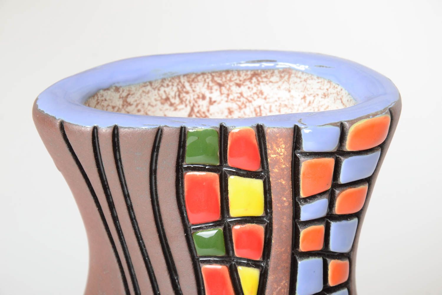 Designer Vase handgemachte Keramik originell Haus Deko Ideen ungewöhnlich schön  foto 3