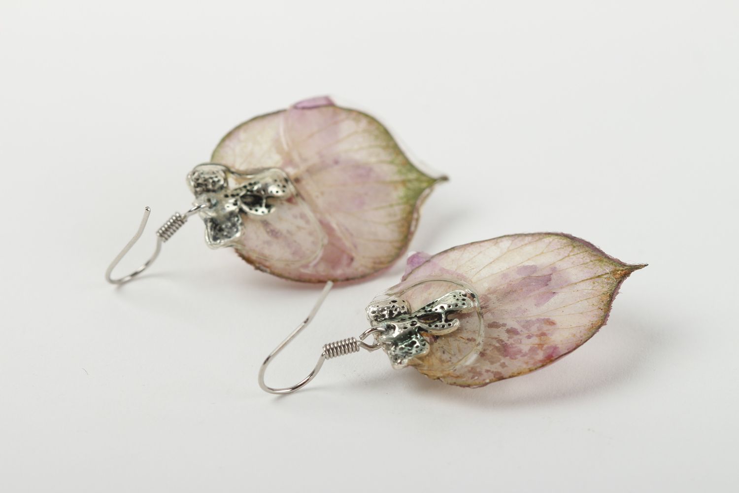 Handmade earrings botanical jewelry dangling earrings fashion accessories photo 4