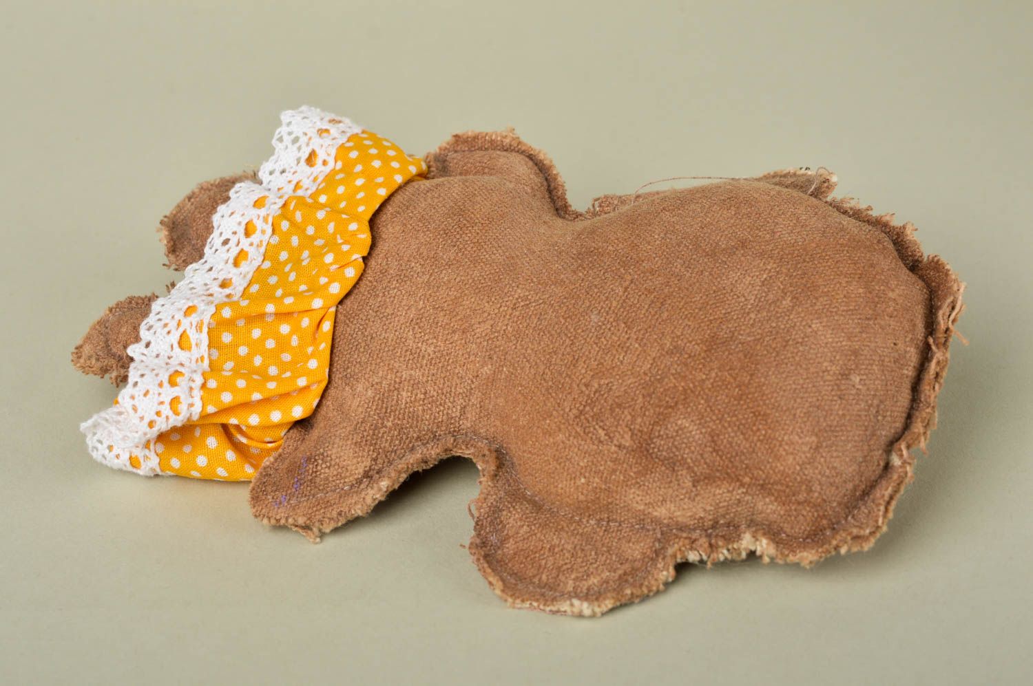 Мягкая игрушка ручной работы декор для дома игрушка из ткани обезьянка фото 5