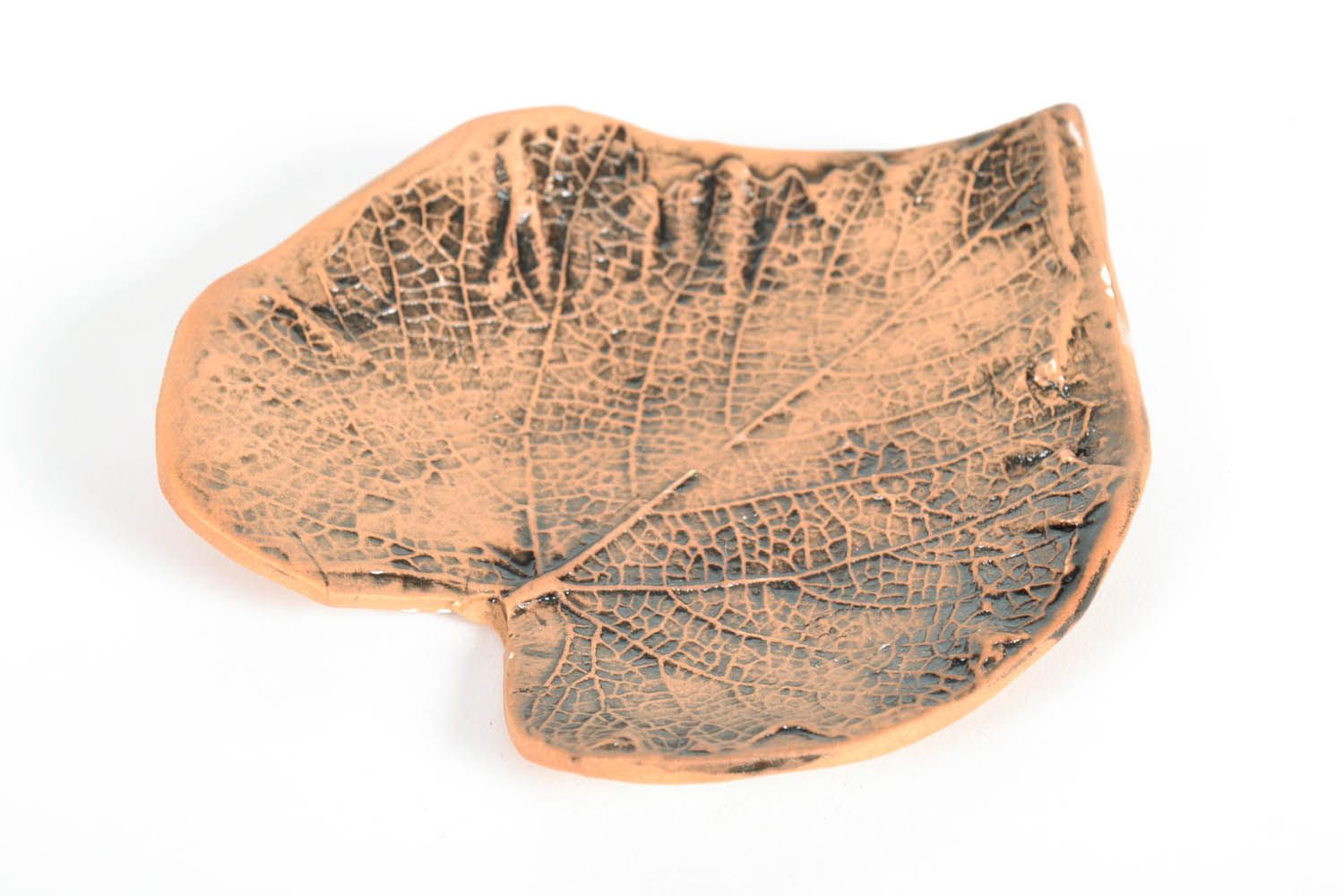 Decorative clay leaf photo 3