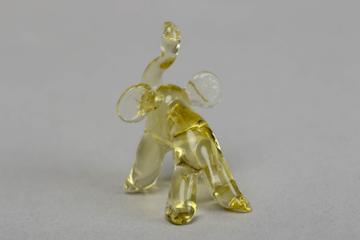 Figurine en verre au chalumeau faite main Éléphant  photo 2