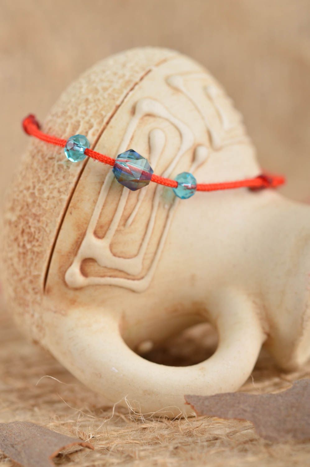 Beautiful handmade wax cord bracelet thread bracelet designs cool jewelry photo 1
