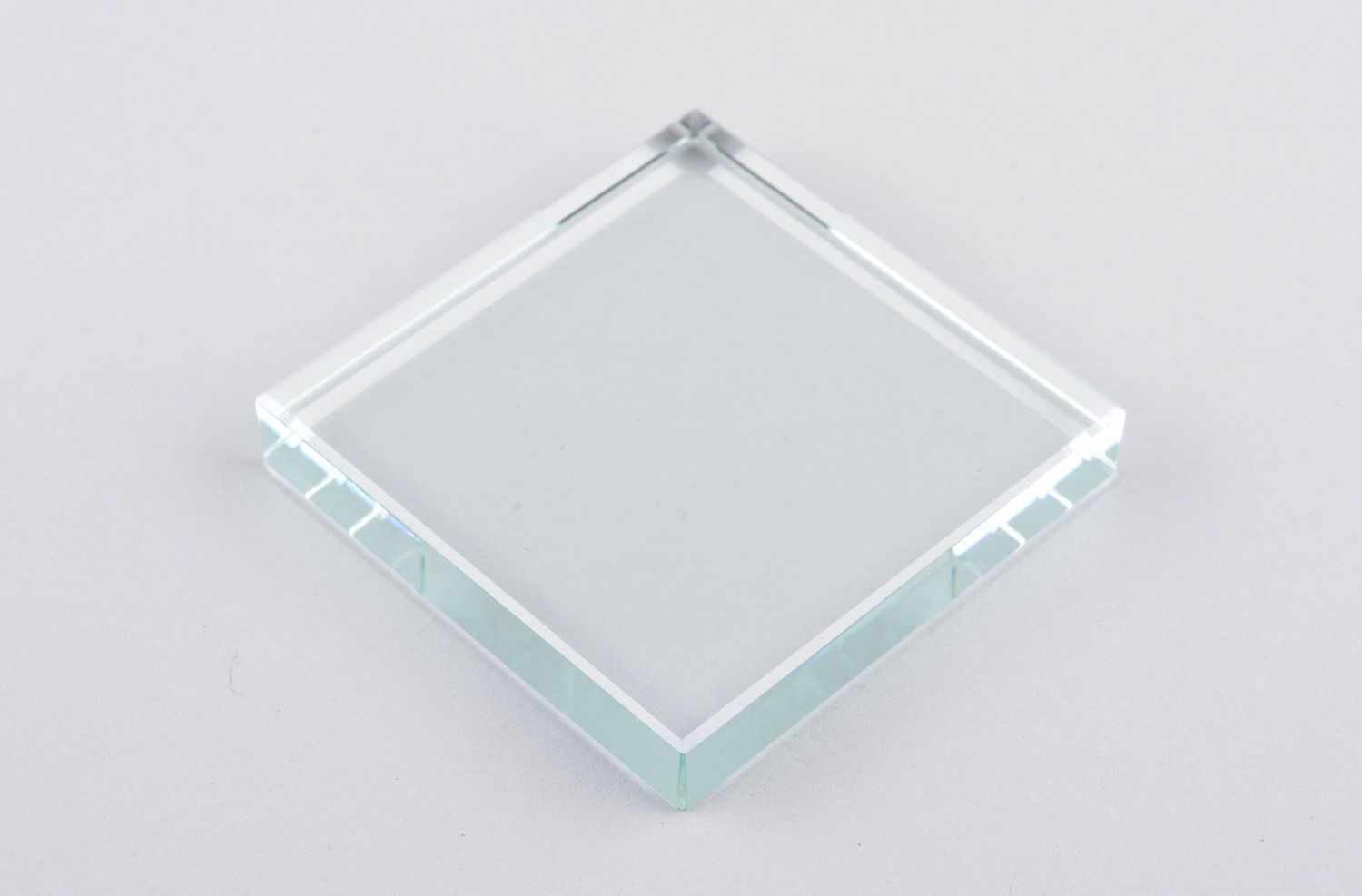 Figura de cristal cuadrada artesanal decoración de interior regalo original foto 1