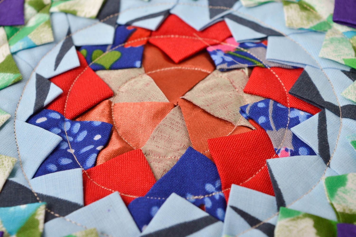 Beautiful handmade fabric coaster cute hot pads kitchen textiles gift ideas photo 3
