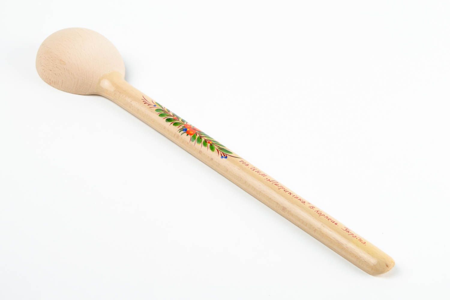 Handmade designer wooden spoon stylish unusual spoon kitchen ware in eco style photo 5