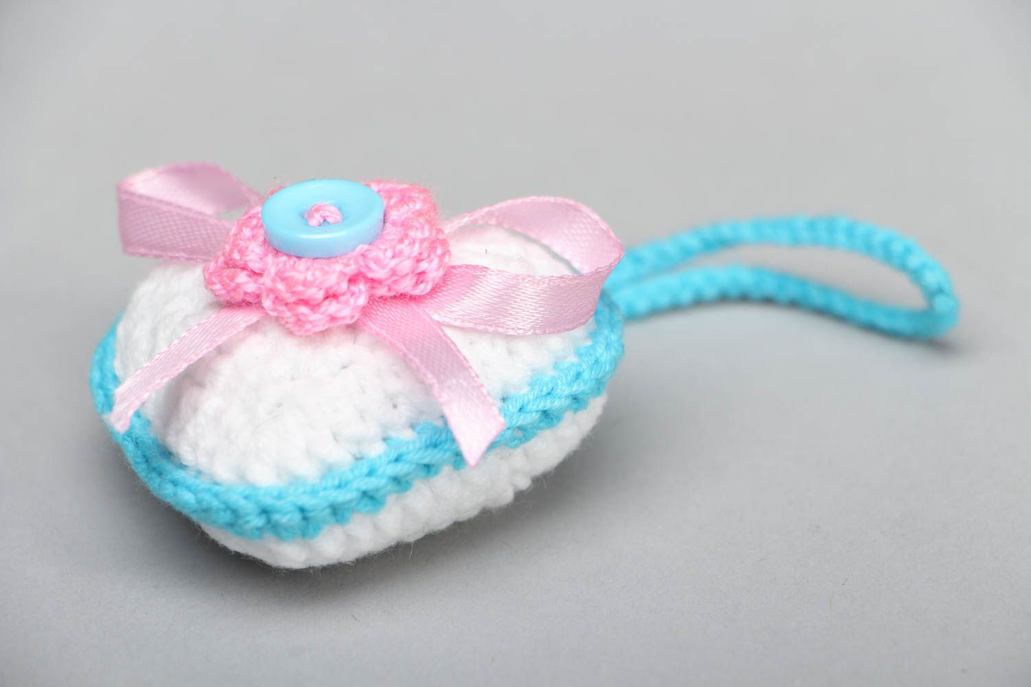 Crochet keychain Heart photo 2