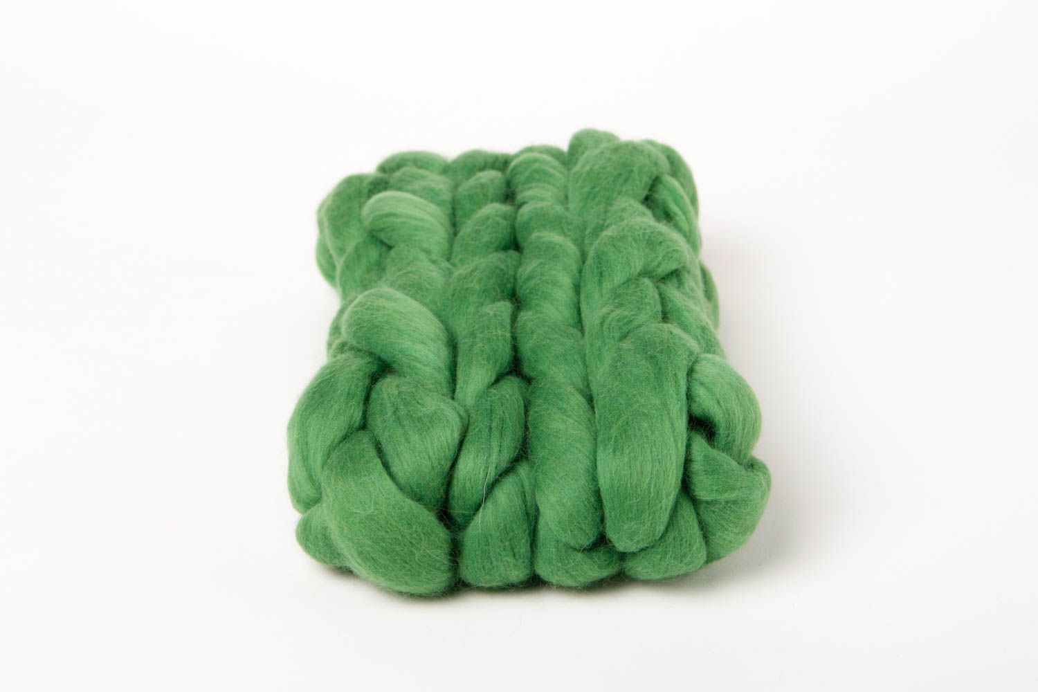 Шарф хомут ручной работы шарф снуд зеленый вязаный шарф стильный авторский фото 4