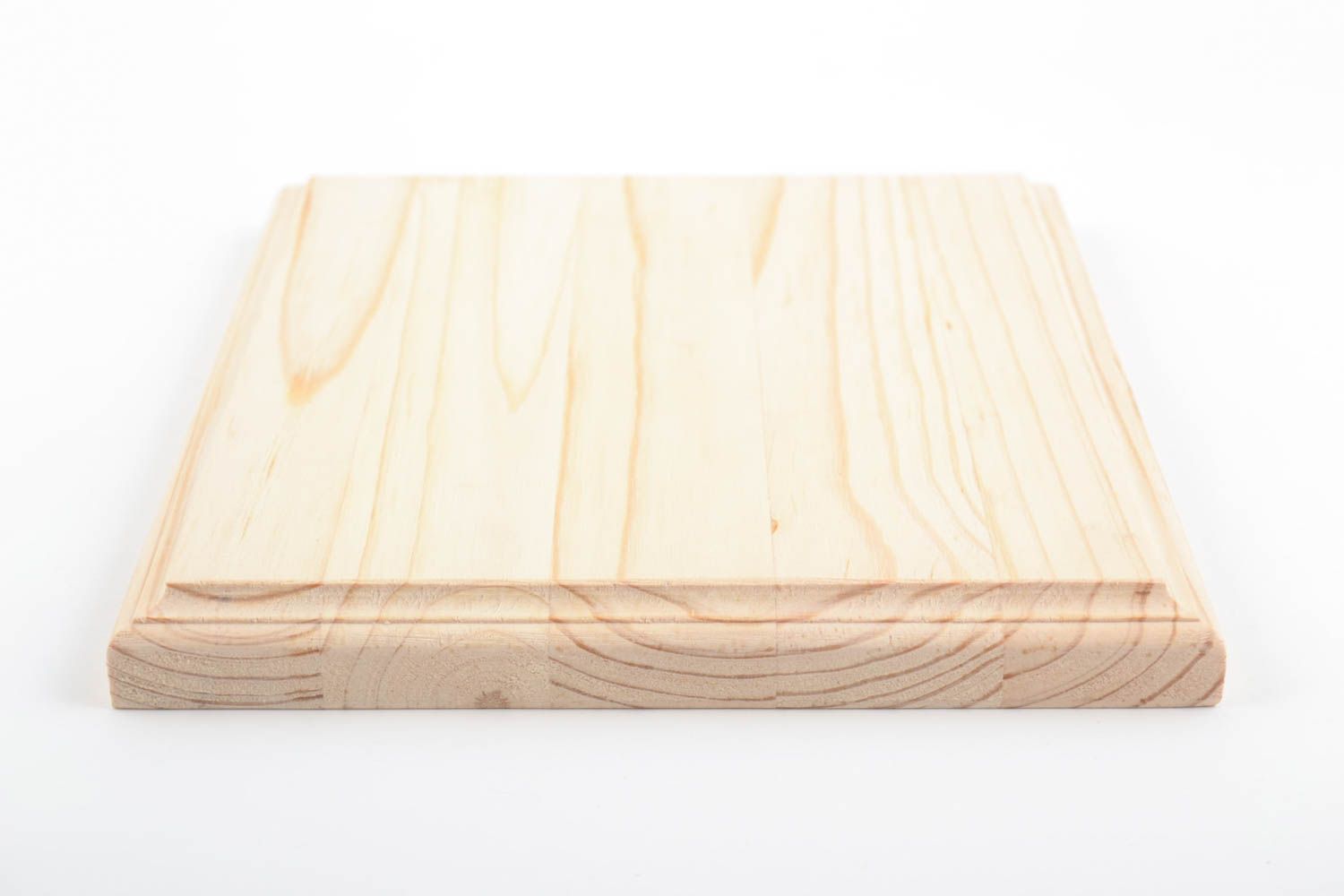 Planche en bois rectangulaire faite main pour peinture ou serviettage simple photo 3