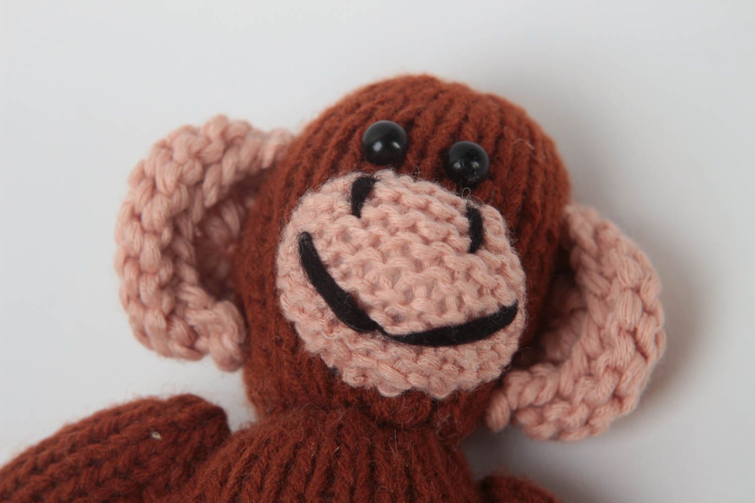 Affe Kuscheltier Plüschtier Affe Kinder Geschenke handgemachte Kuscheltiere  foto 3