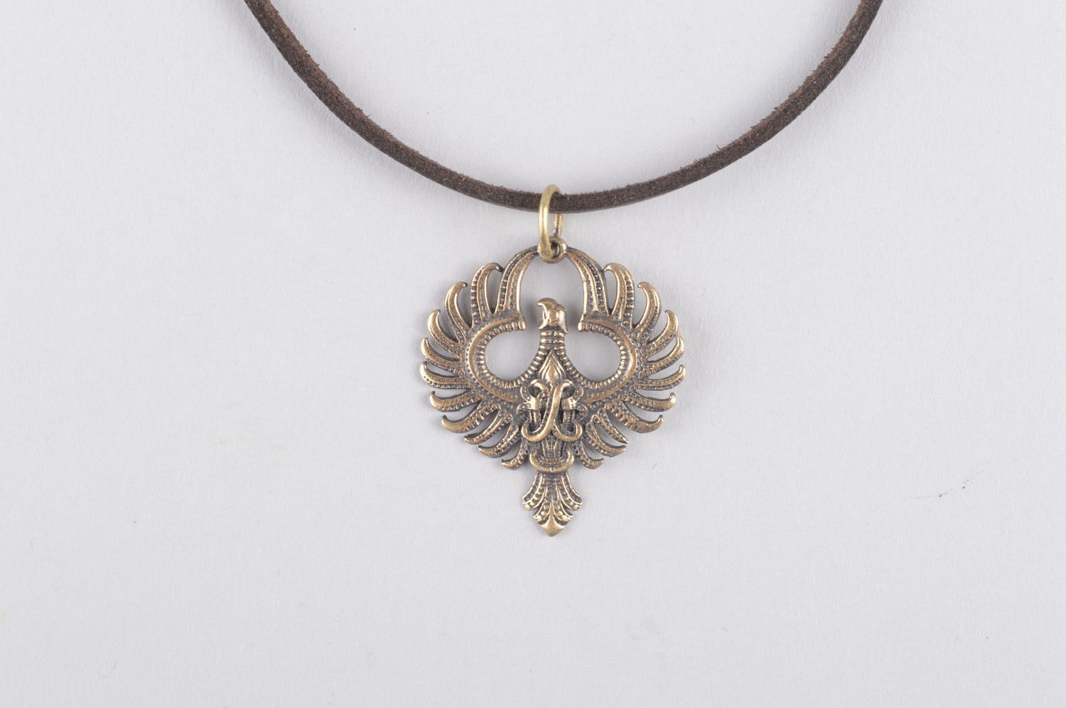 Handmade pendant for girls bronze jewelry bronze pendant ethnic pendant photo 5