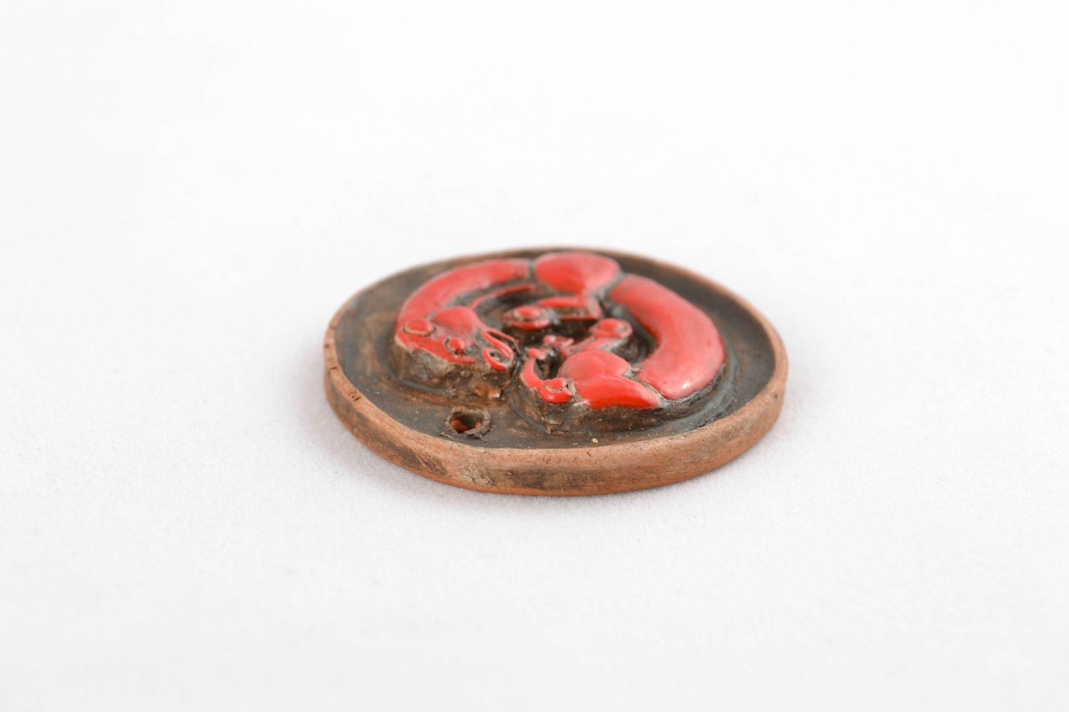 Round ceramic pendant  photo 4