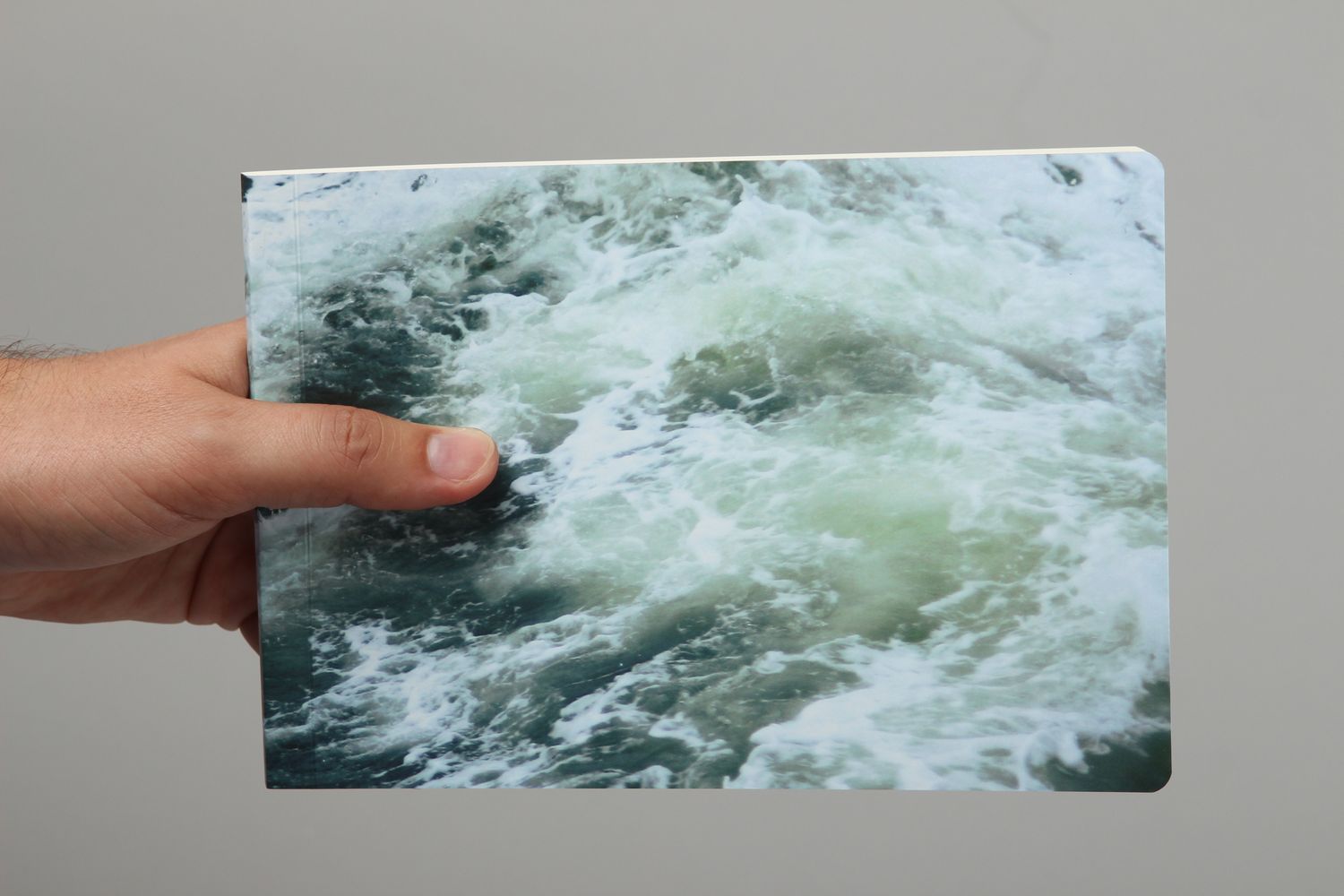 Блокнот ручной работы скетчбук блокнот море в шторм альбом для художников фото 5