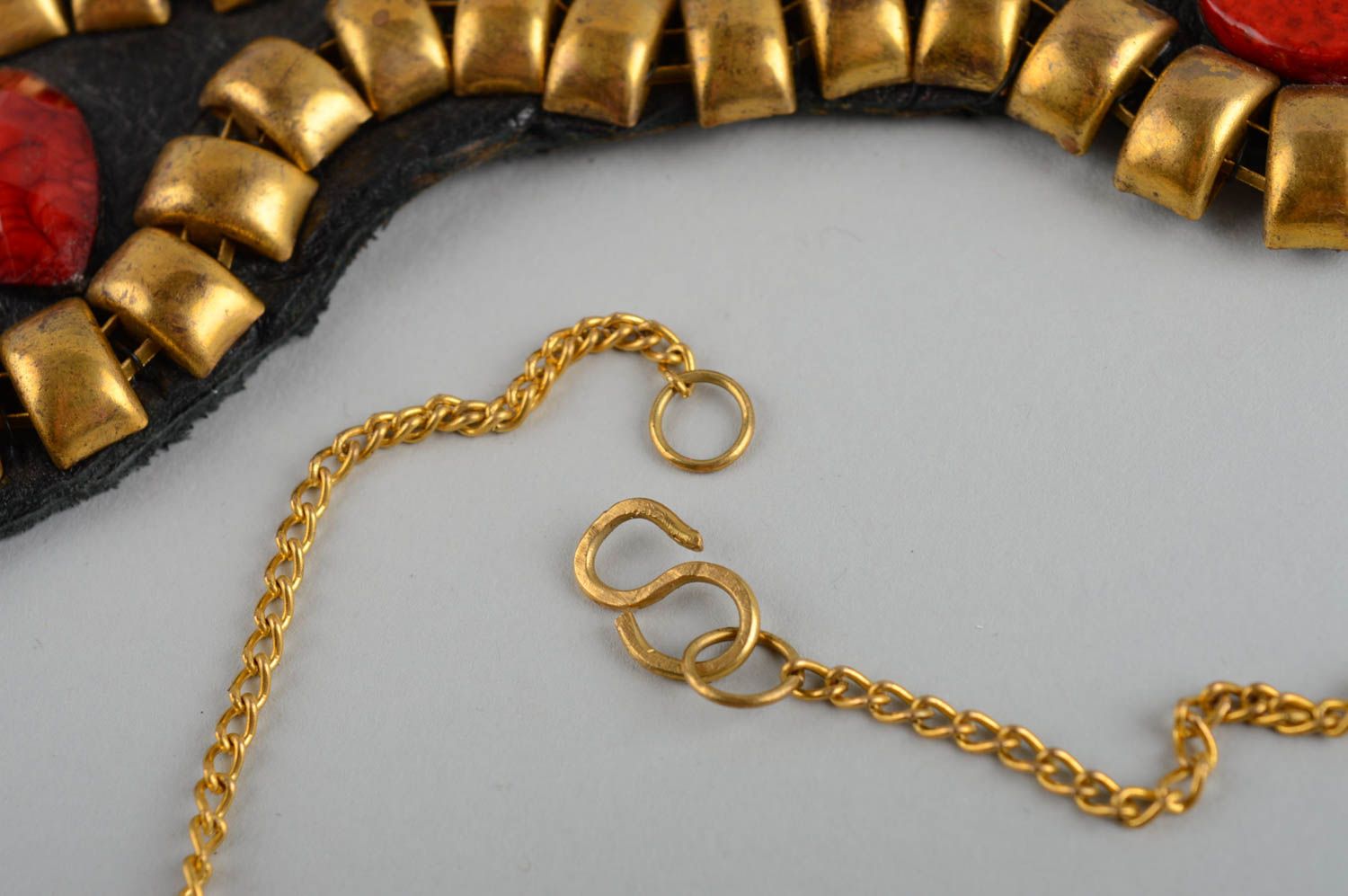 Collana di metallo fatta a mano originale di moda bigiotteria da donna foto 4