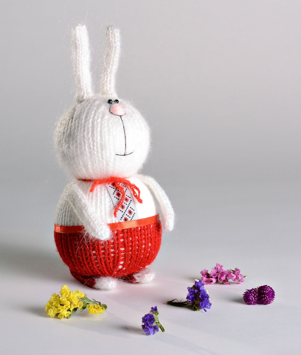 Brinquedo macio na forma de coelho Ucraniano foto 1