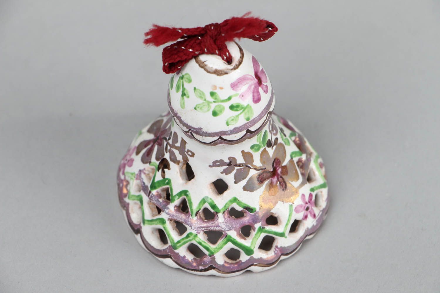 Decorative ceramic bell photo 2