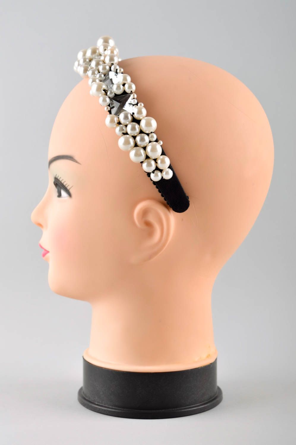 Аксессуар для волос ручной работы обруч на голову женский аксессуар модный фото 3